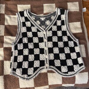 Checkered Vest